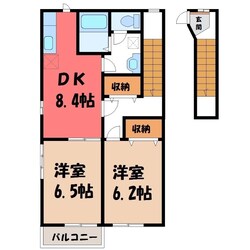 メゾンド・デニム Dの物件間取画像